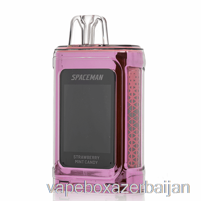 E-Juice Vape SPACEMAN PRISM 20K Disposable Strawberry Mint Candy